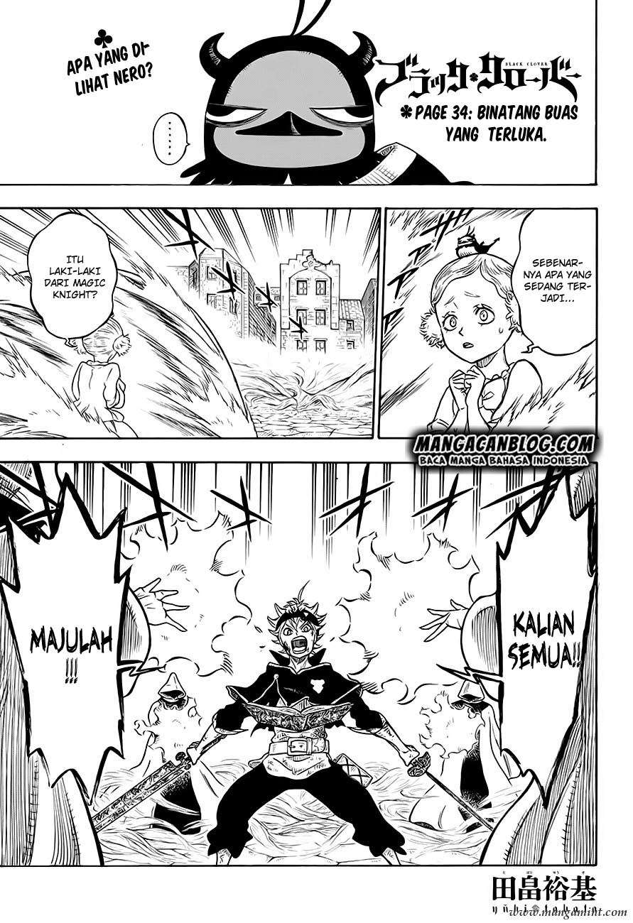 Black Clover Chapter 34 - halaman 16