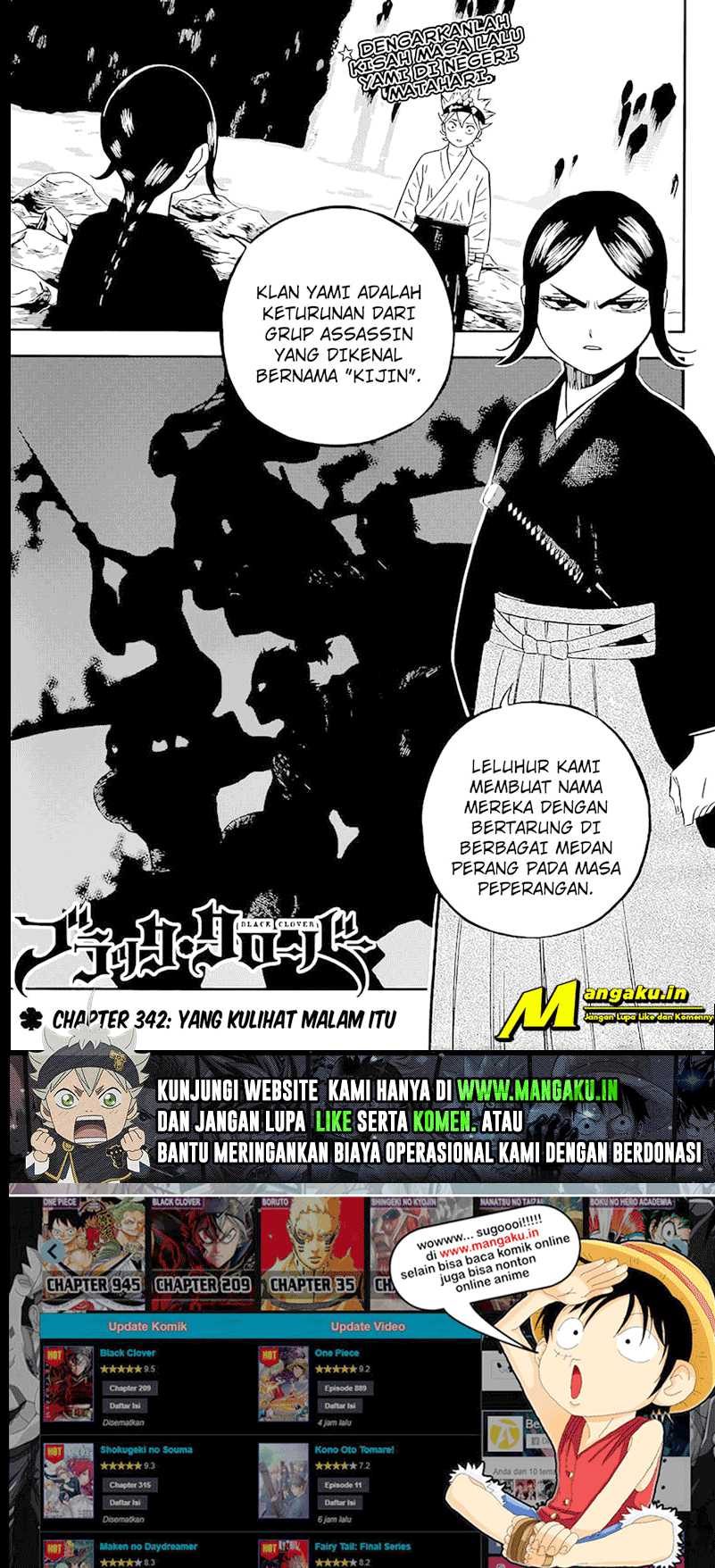 Black Clover Chapter 342 - halaman 2