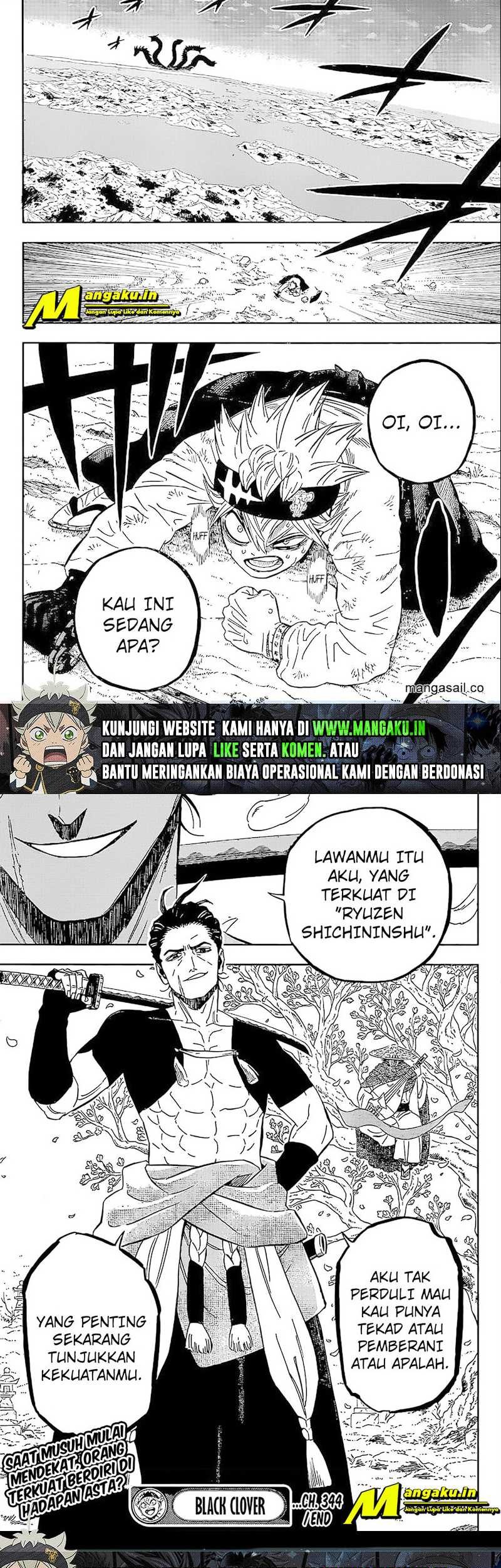 Black Clover Chapter 344 - halaman 8