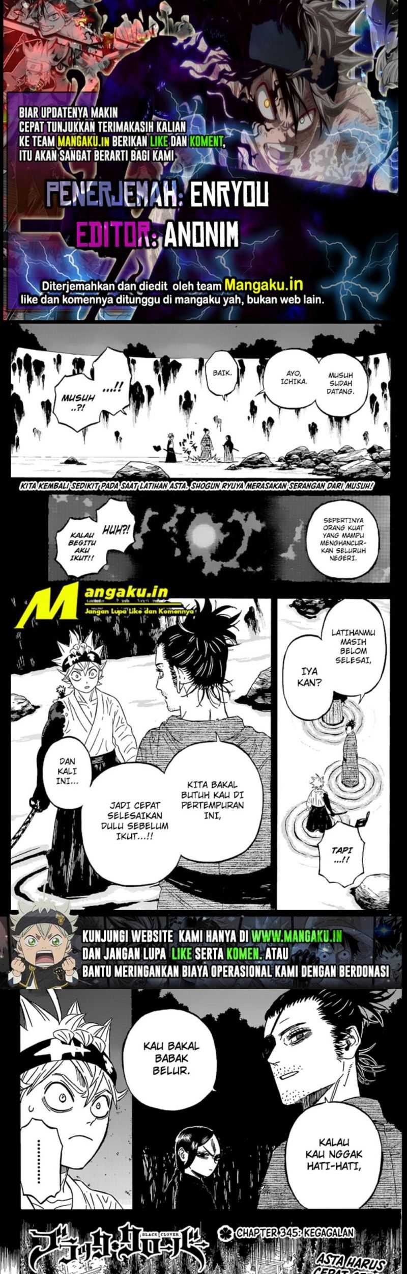 Black Clover Chapter 345 - halaman 1