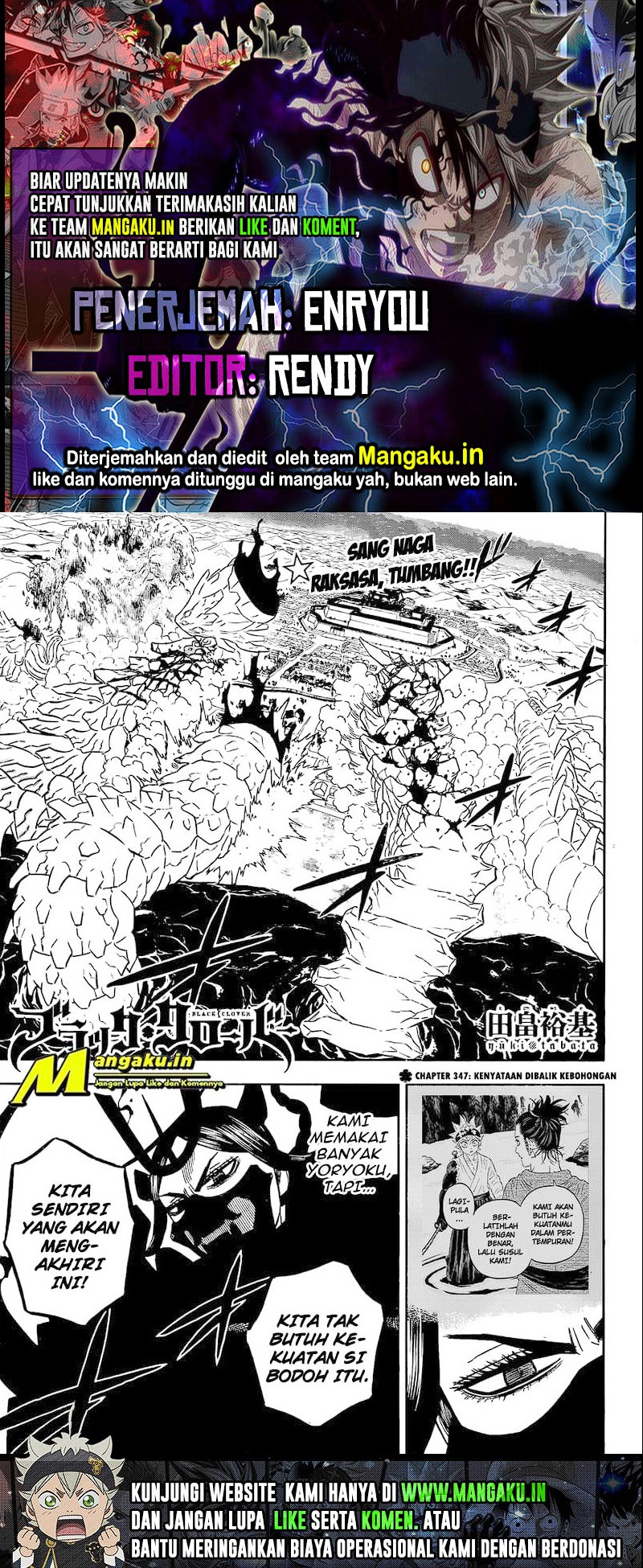 Black Clover Chapter 347 - halaman 1