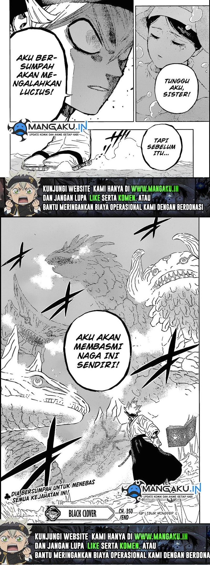 Black Clover Chapter 350 - halaman 6