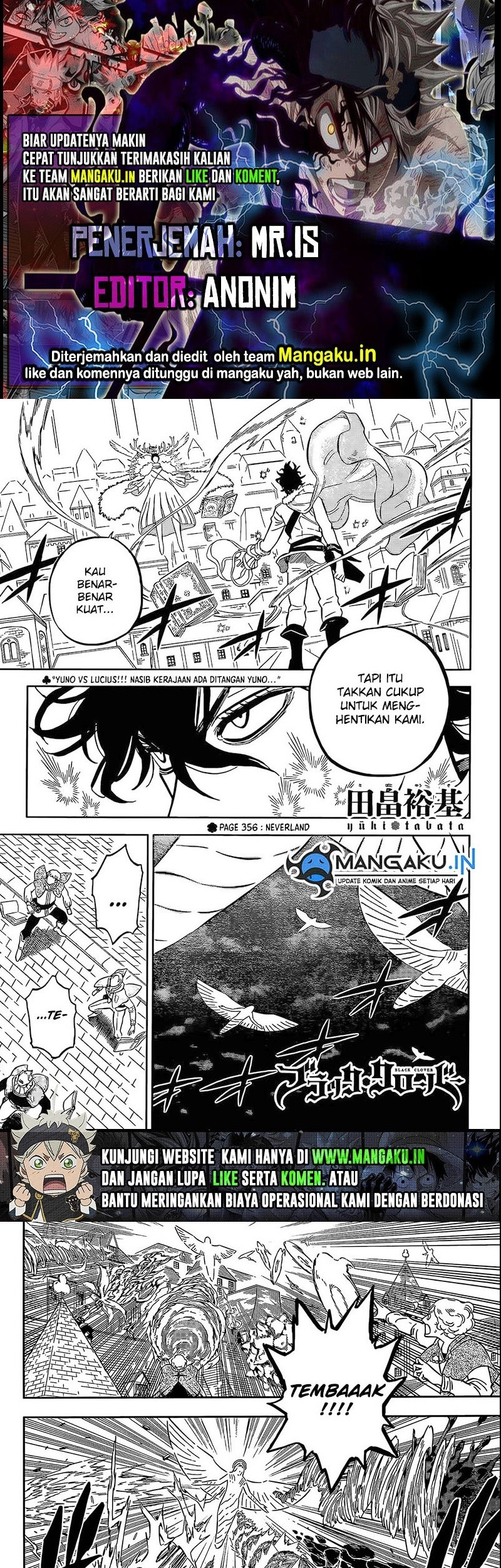 Black Clover Chapter 356 - halaman 1