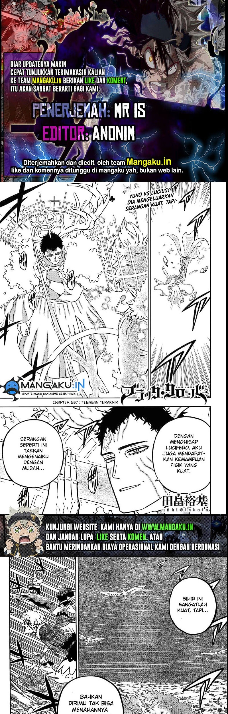 Black Clover Chapter 357 - halaman 1