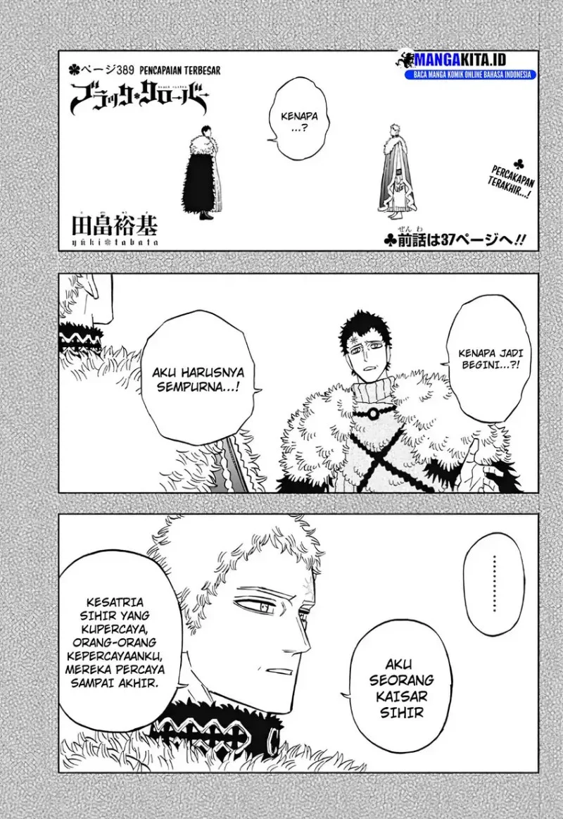 Black Clover Chapter 389 - halaman 2