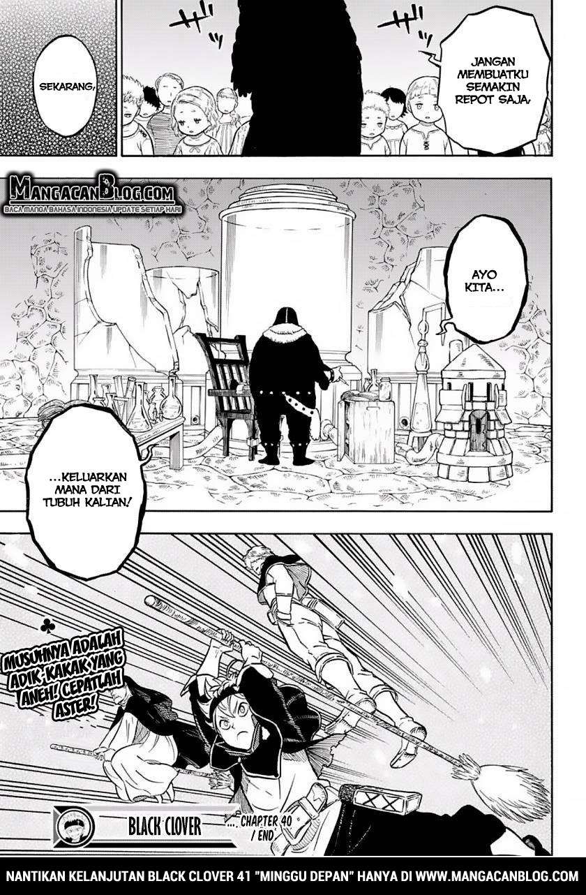 Black Clover Chapter 40 - halaman 18
