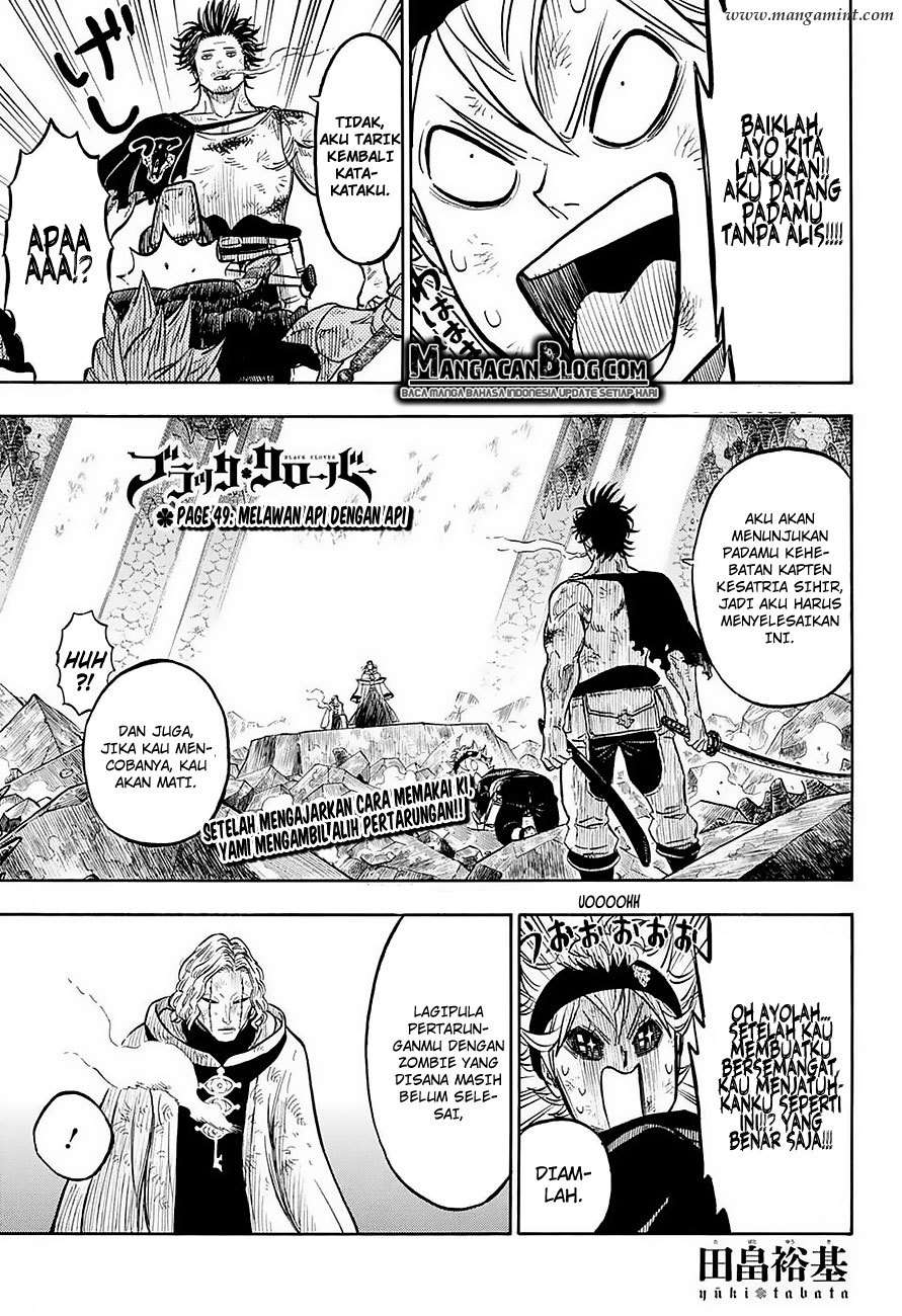 Black Clover Chapter 49 - halaman 2