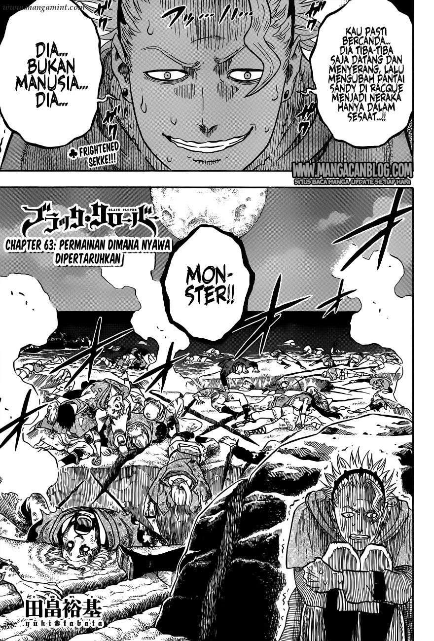 Black Clover Chapter 63 - halaman 1