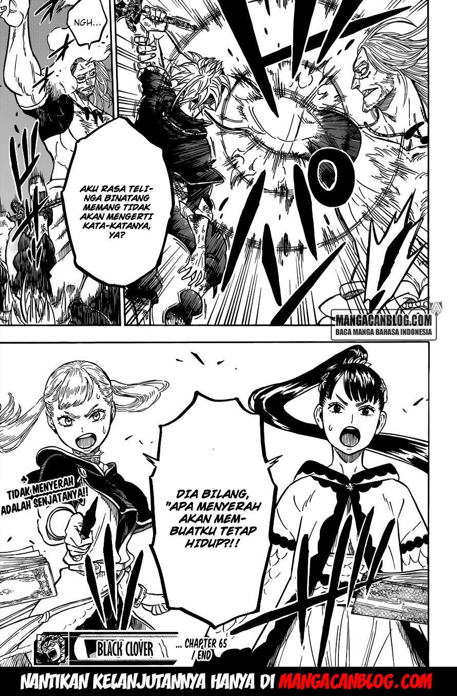 Black Clover Chapter 65 - halaman 18