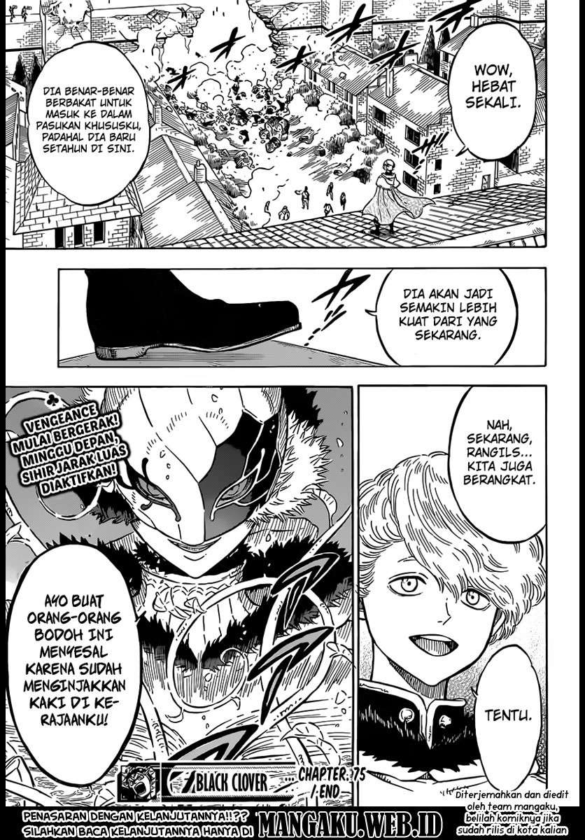 Black Clover Chapter 75 - halaman 16