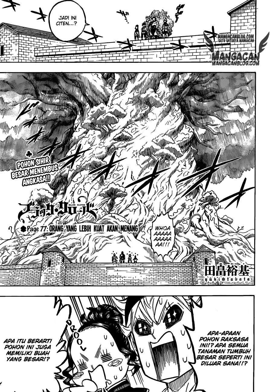 Black Clover Chapter 77 - halaman 1