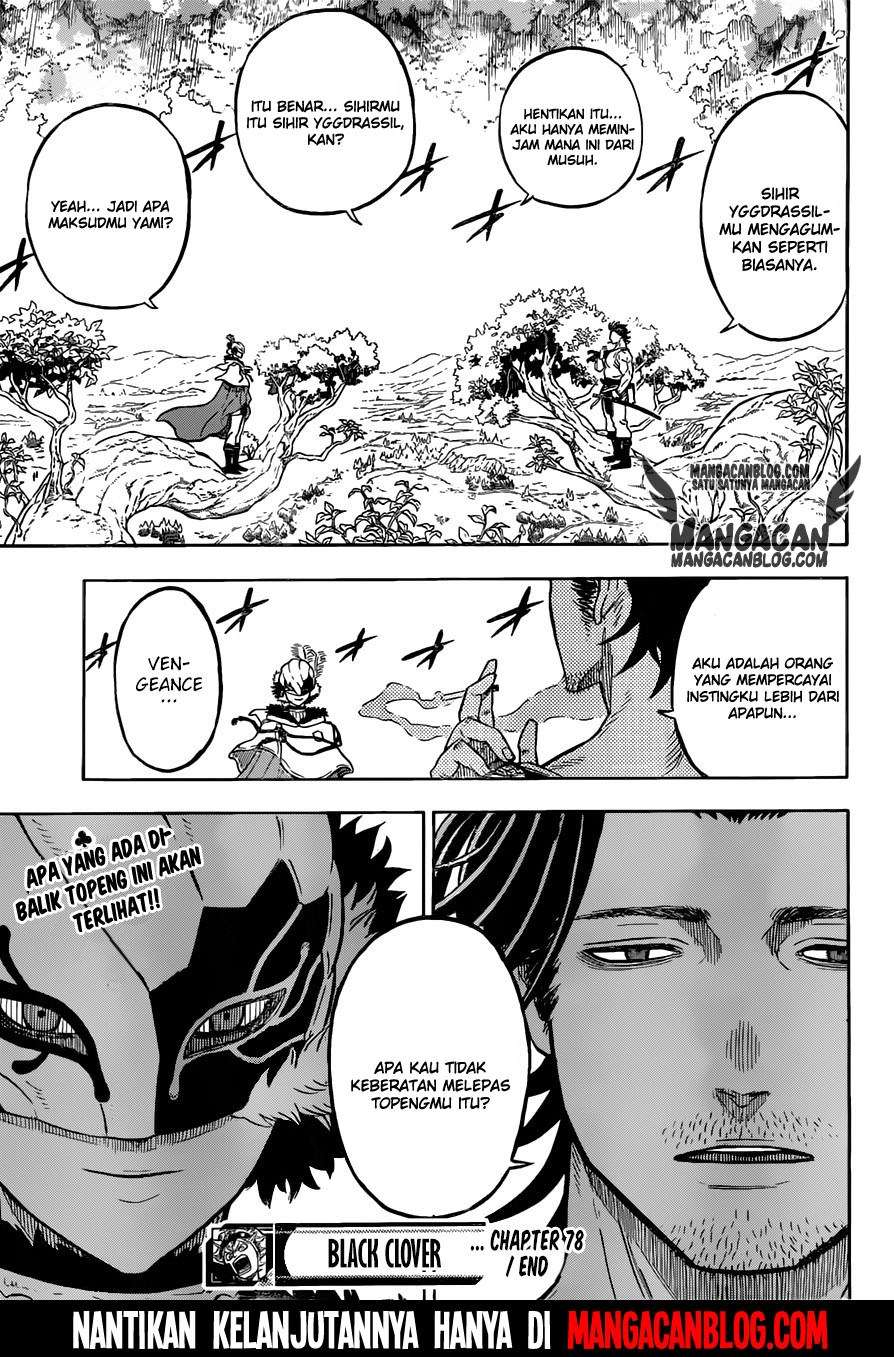 Black Clover Chapter 78 - halaman 18