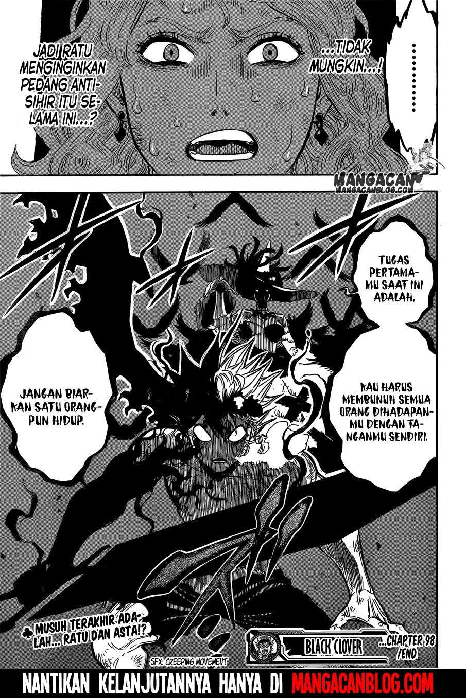 Black Clover Chapter 98 - halaman 18