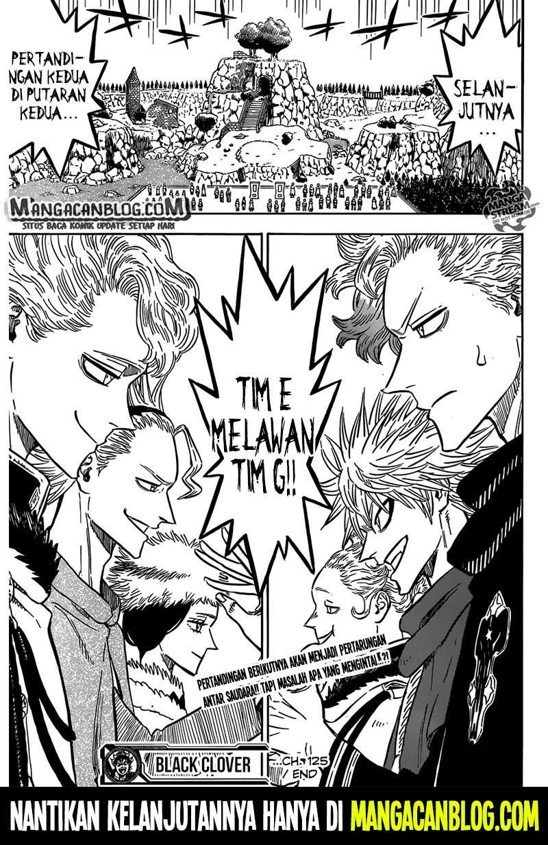 Black Clover Chapter 125 - halaman 18