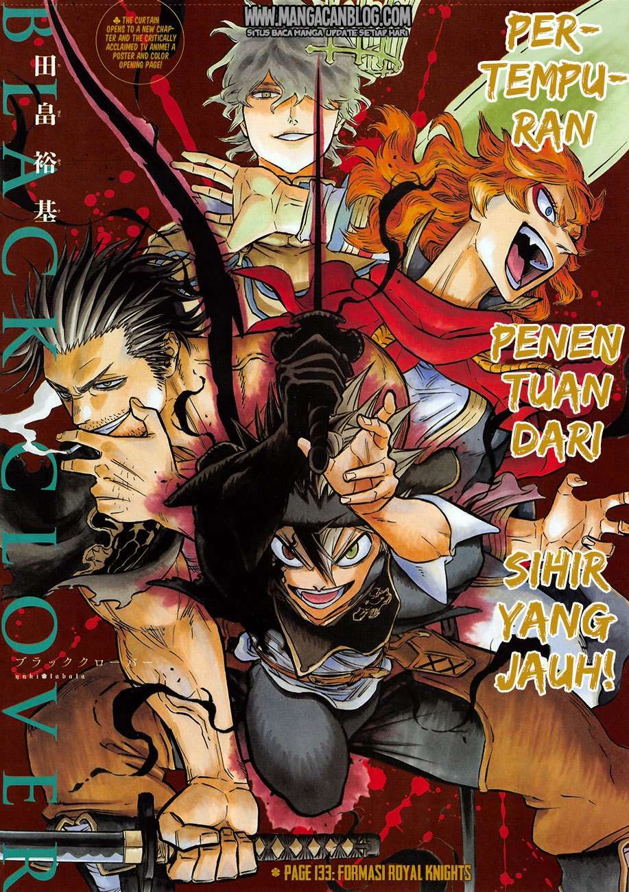 Black Clover Chapter 133 - halaman 3