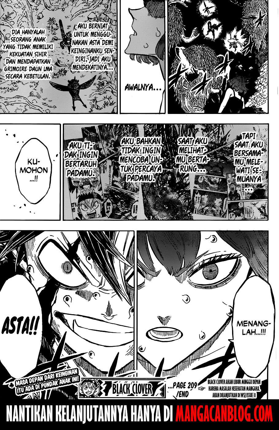 Black Clover Chapter 209 - halaman 12