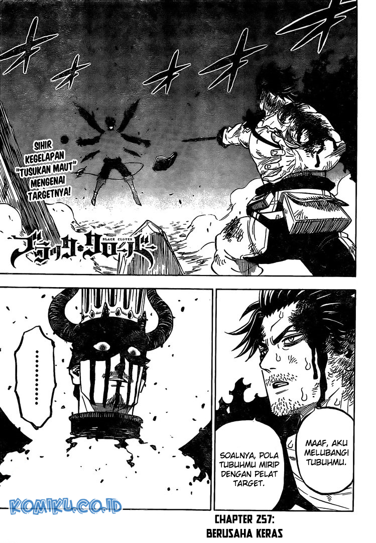 Black Clover Chapter 257 - halaman 2