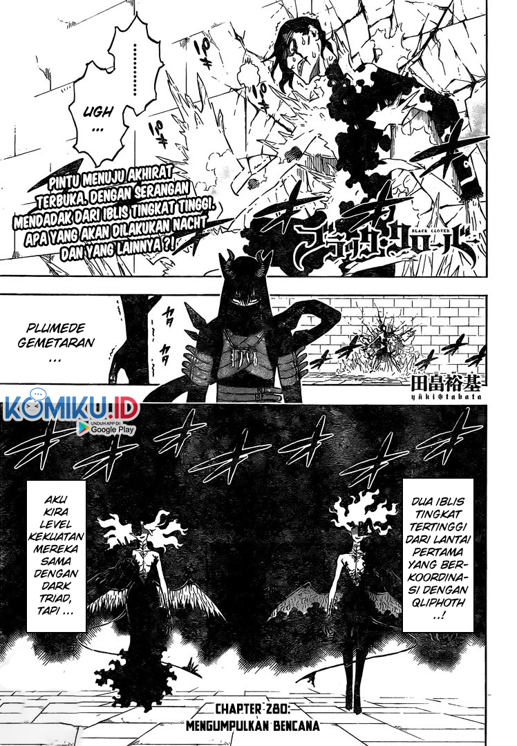 Black Clover Chapter 280 - halaman 2