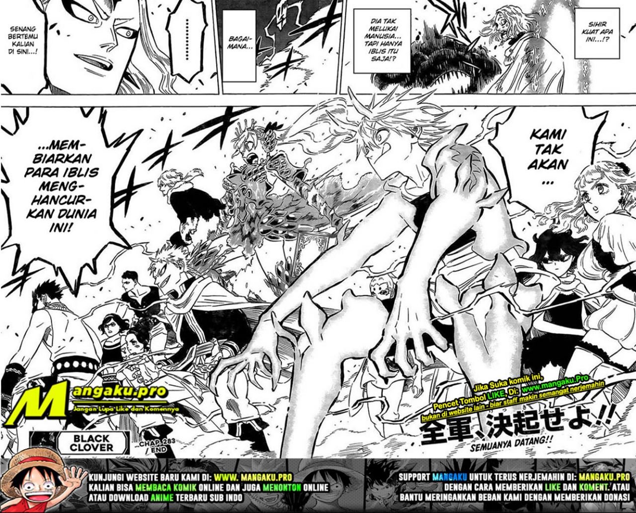 Black Clover Chapter 283 - halaman 8