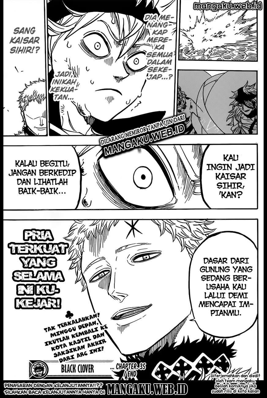 Black Clover Chapter 35 - halaman 16