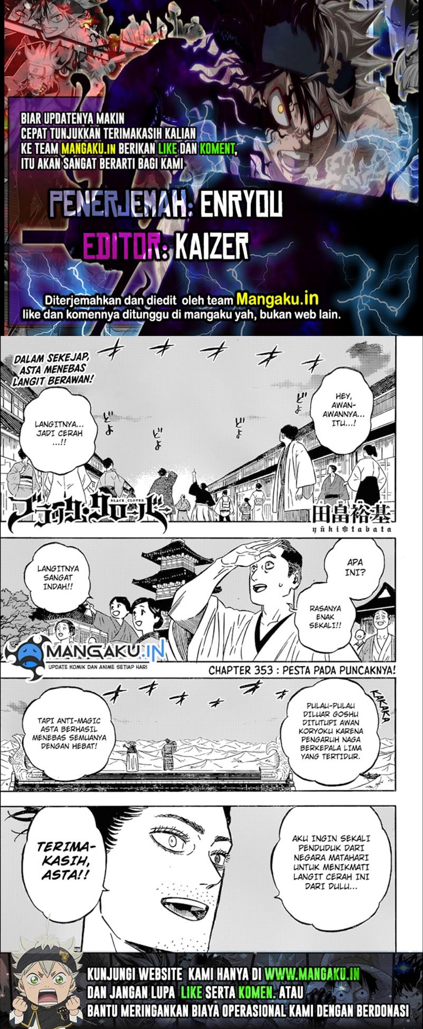 Black Clover Chapter 353 - halaman 1