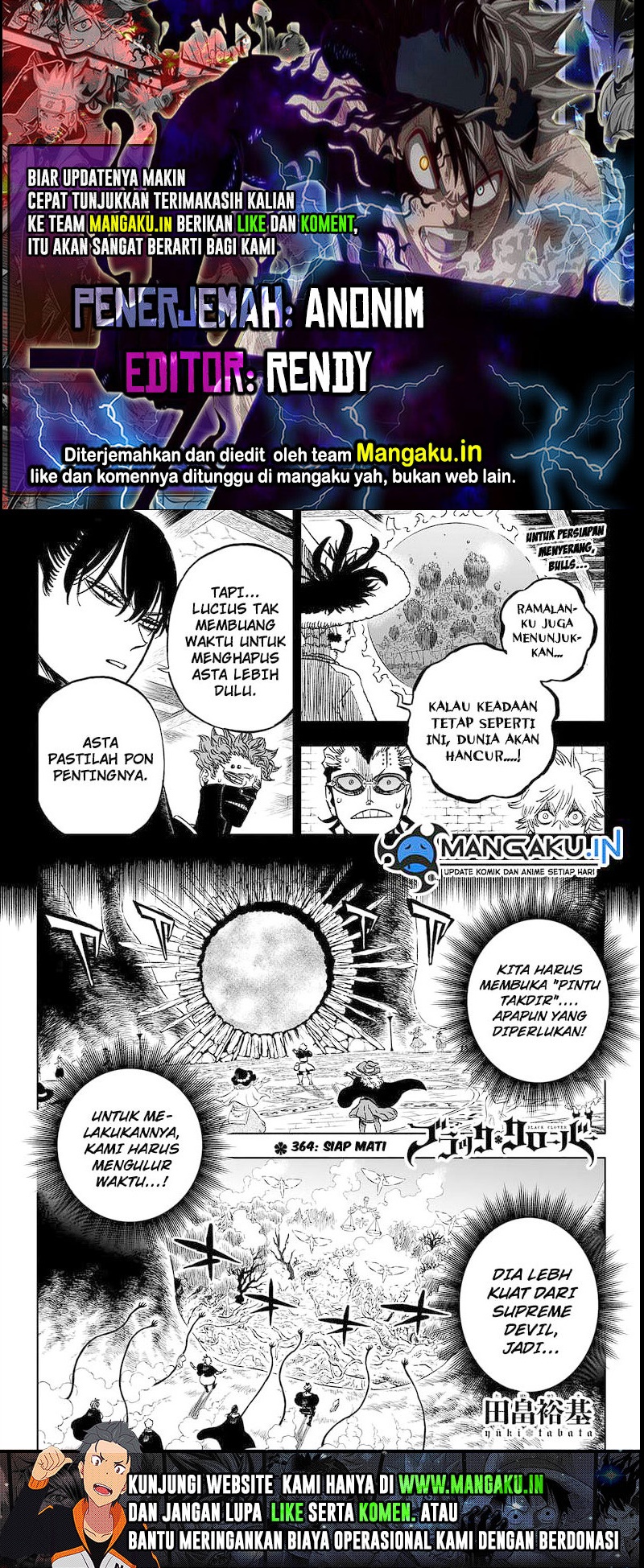 Black Clover Chapter 364 - halaman 1