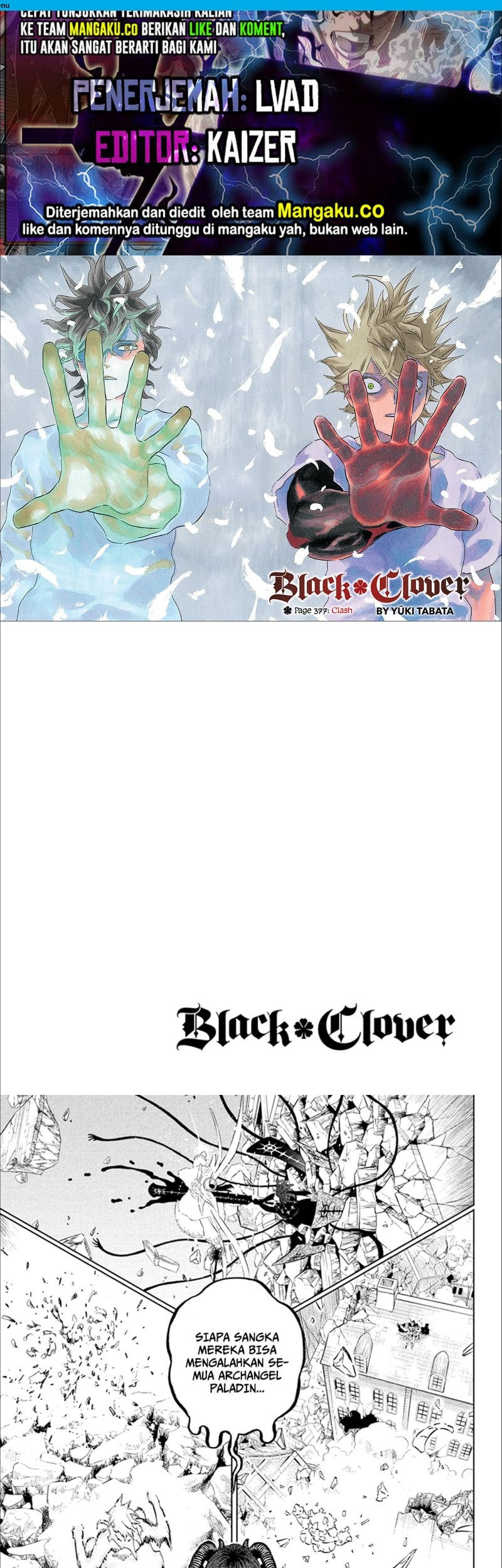 Black Clover Chapter 377 - halaman 1