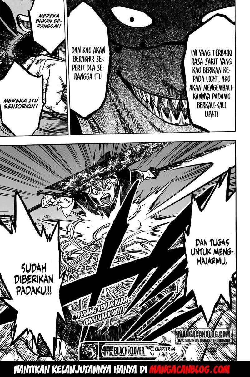 Black Clover Chapter 64 - halaman 17