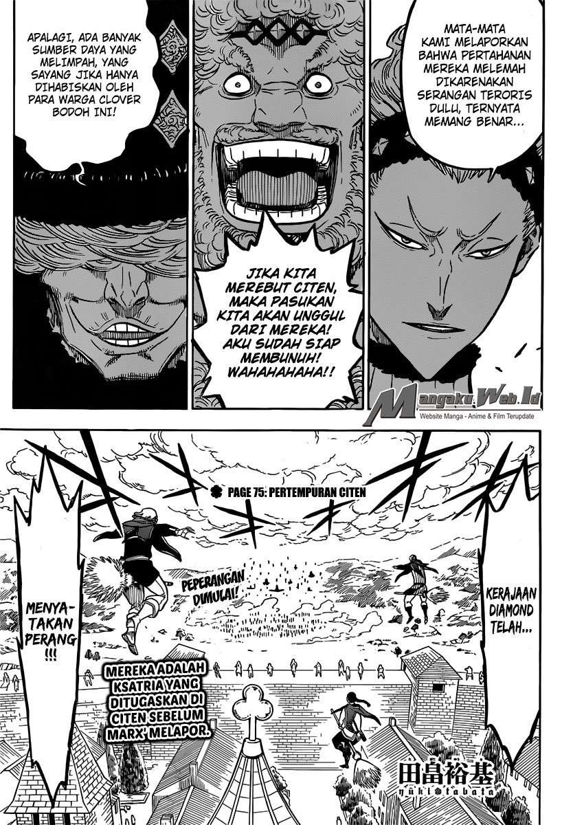 Black Clover Chapter 75 - halaman 2