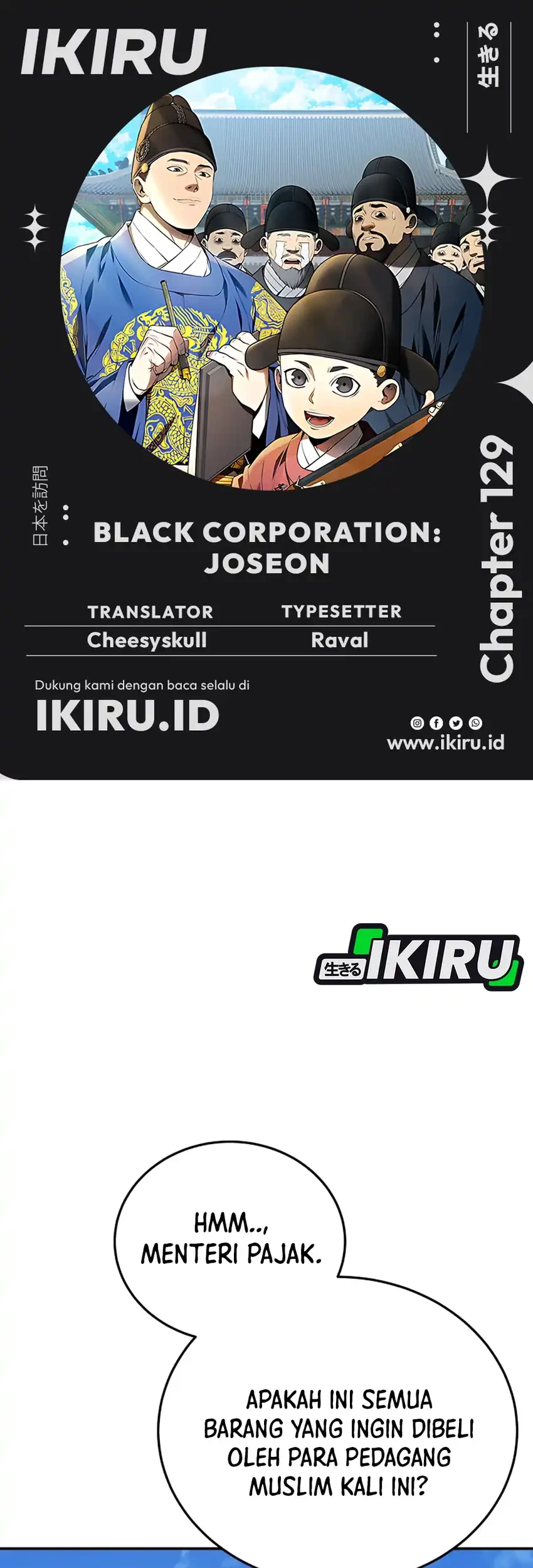 Black Corporation: Joseon Chapter 129 - halaman 1