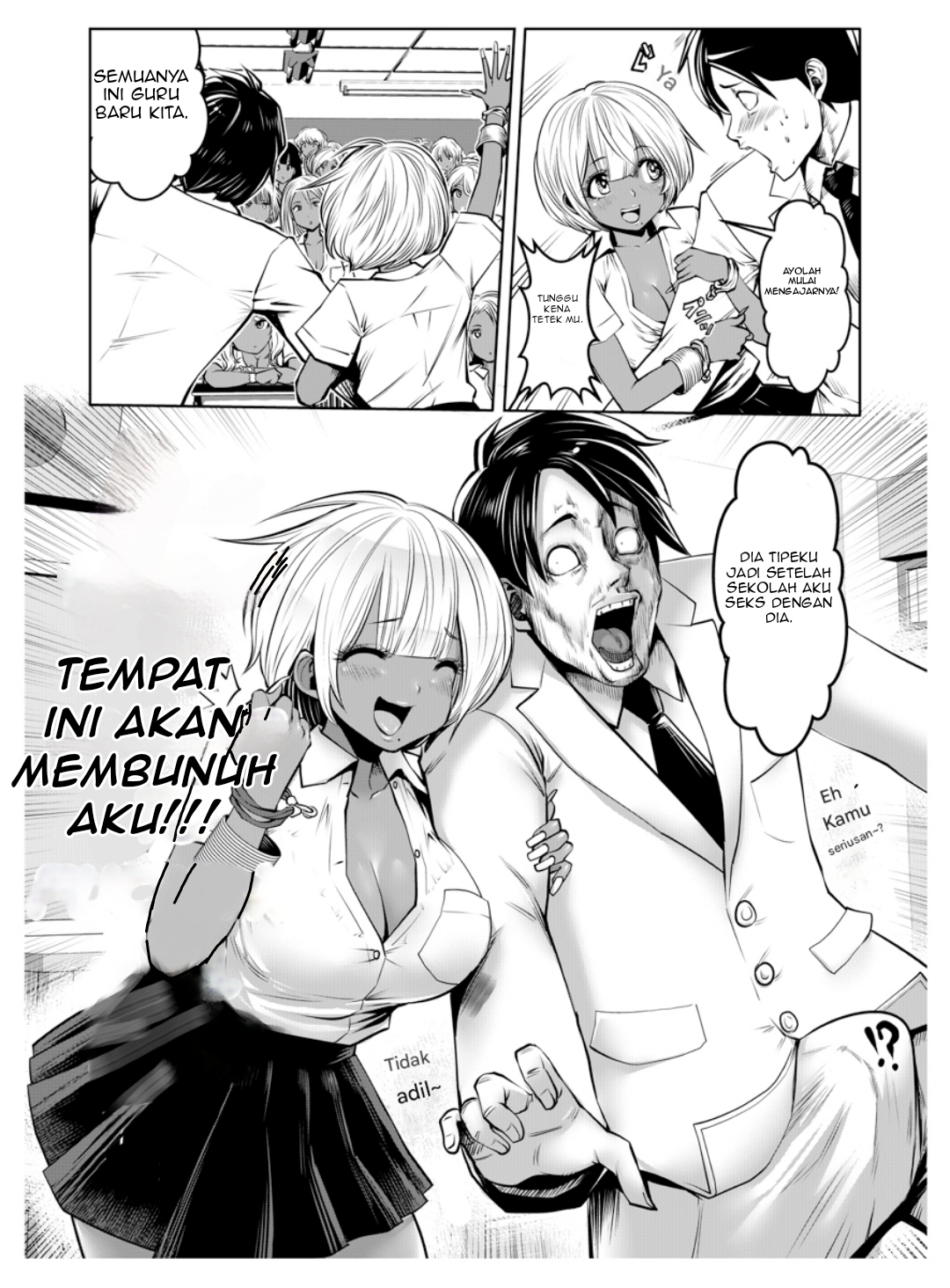 Black Gakkou ni Tsutometeshimatta Sensei Chapter 1 - halaman 5