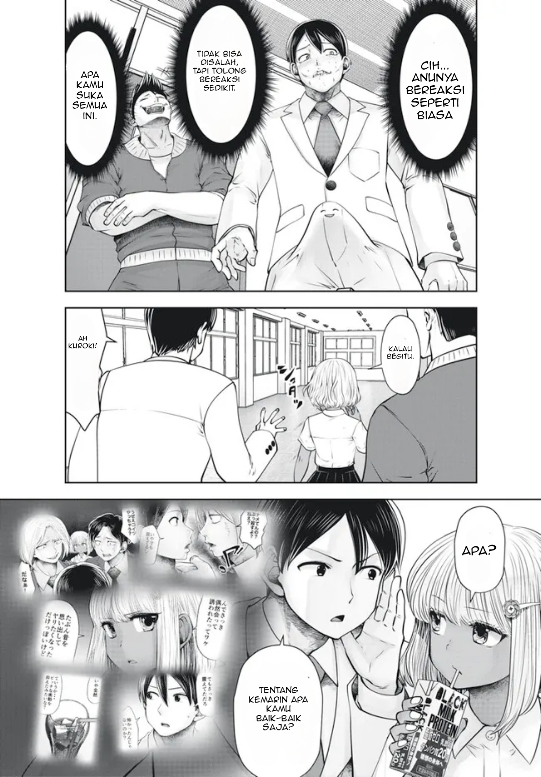 Black Gakkou ni Tsutometeshimatta Sensei Chapter 32.1 - halaman 5