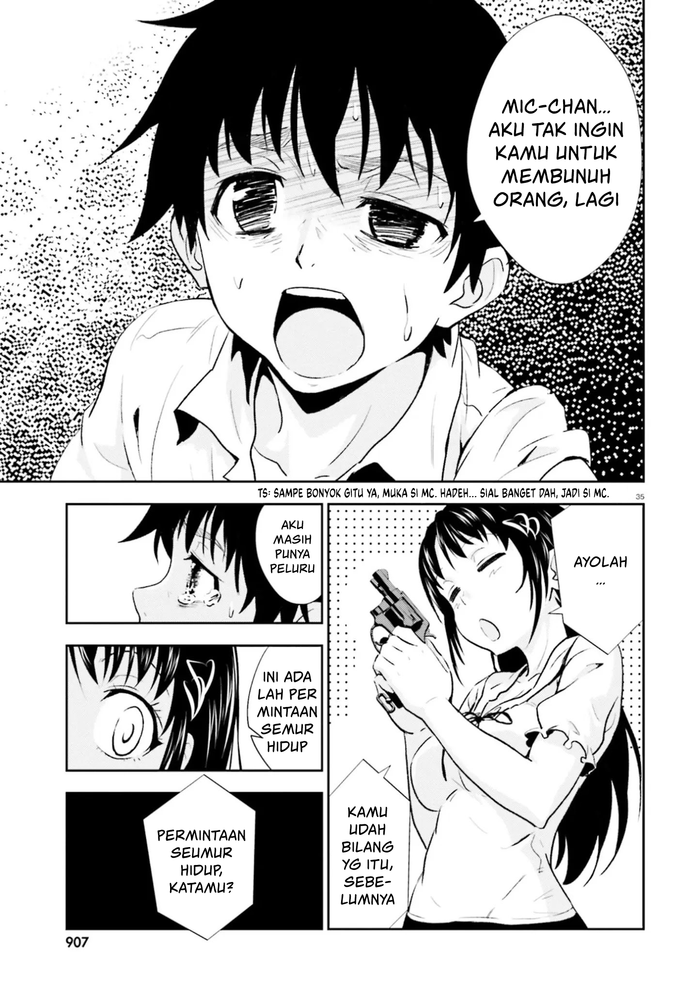 Black Kanojo Chapter 12 - halaman 34