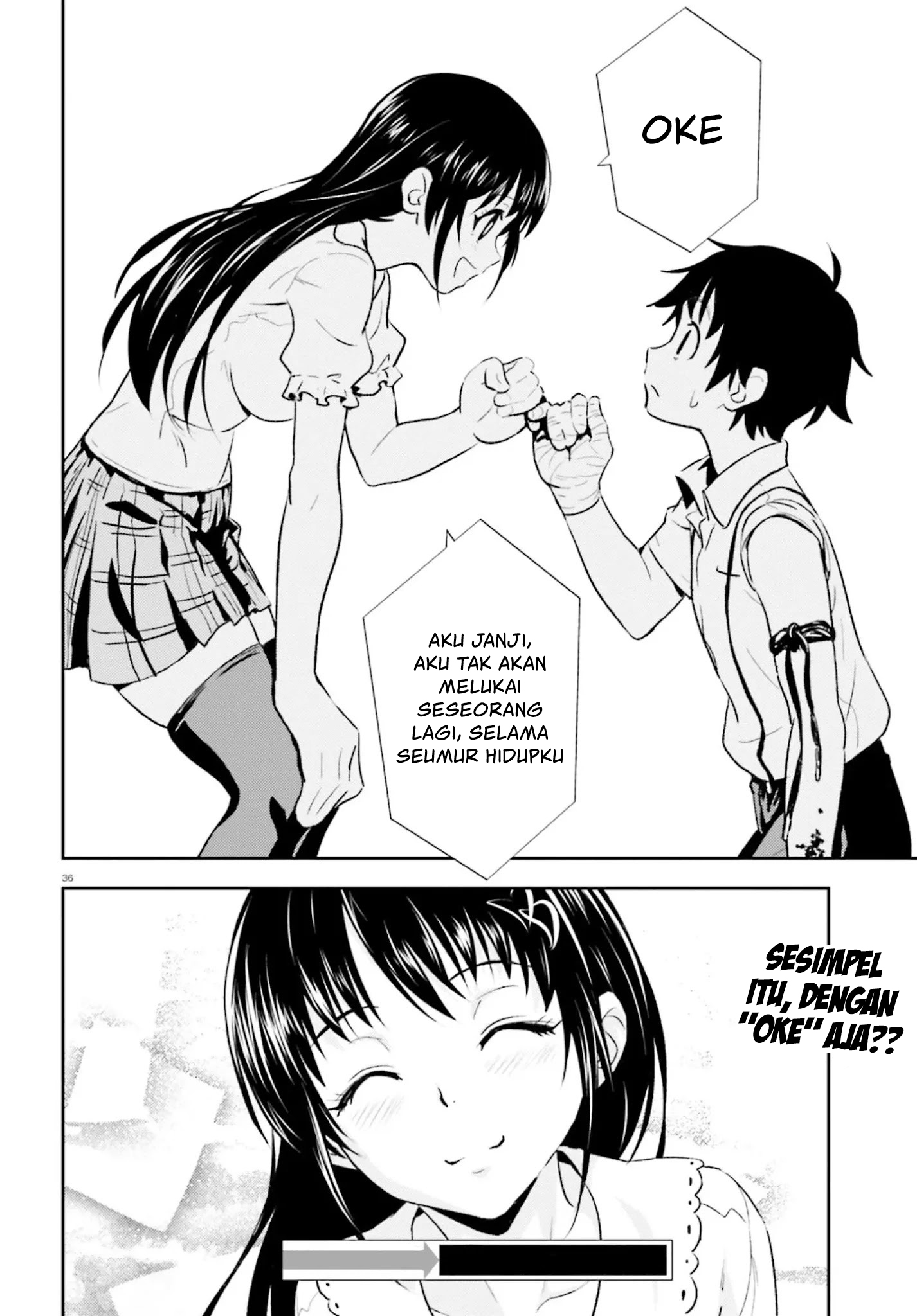 Black Kanojo Chapter 12 - halaman 35