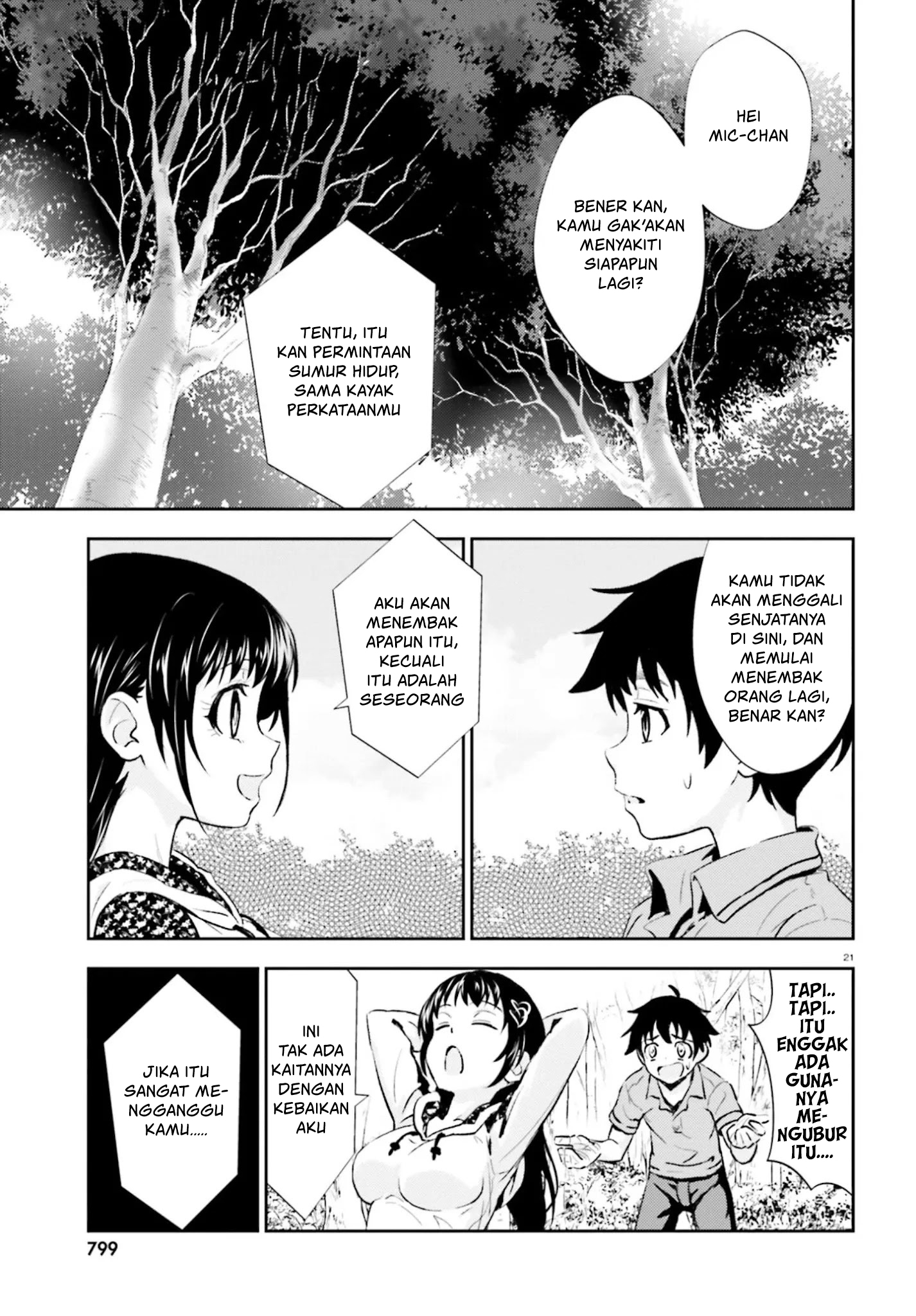 Black Kanojo Chapter 13 - halaman 22