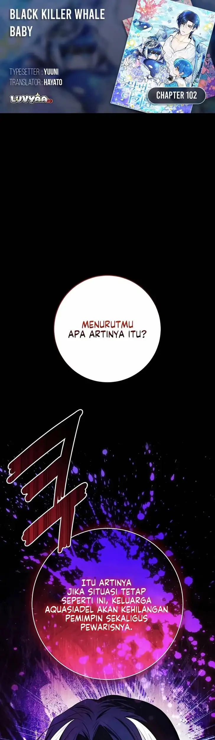 Black Killer Whale Baby Chapter 102 - halaman 1