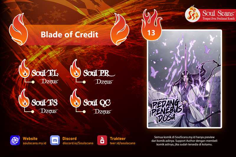 Blade of Credit Chapter 13 - halaman 1