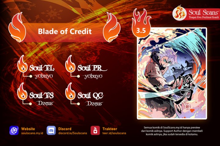 Blade of Credit Chapter 3.5 - halaman 1