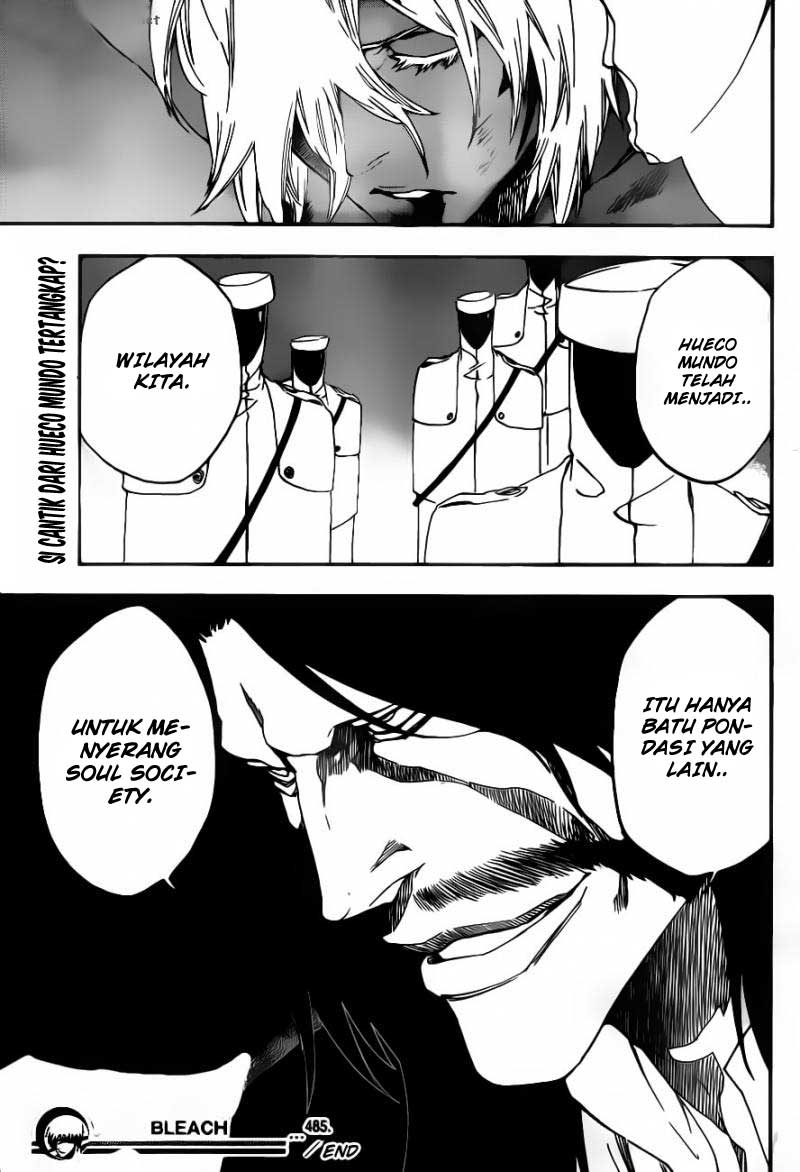 Bleach Chapter 485 - halaman 18