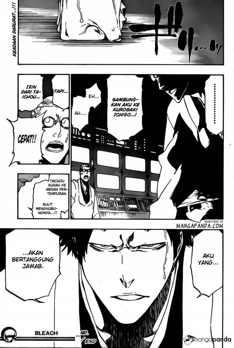 Bleach Chapter 497 - halaman 17