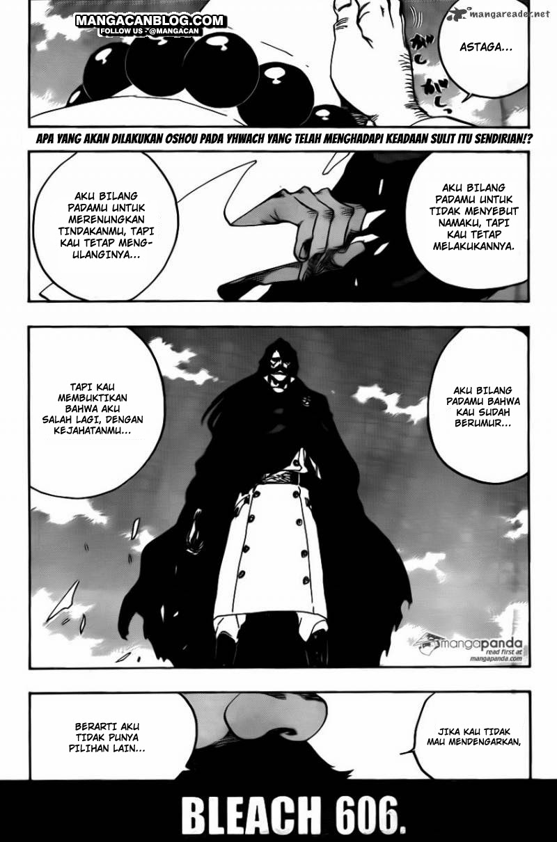 Bleach Chapter 606 - halaman 2