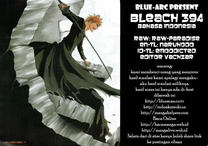 Bleach Chapter 394 - halaman 1