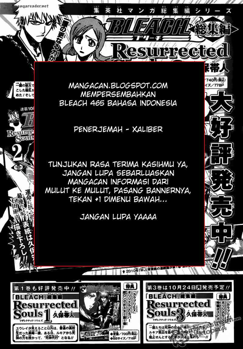 Bleach Chapter 465 - halaman 19