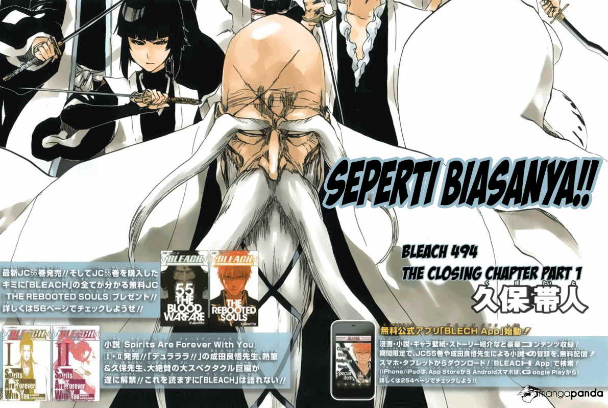 Bleach Chapter 494 - halaman 3