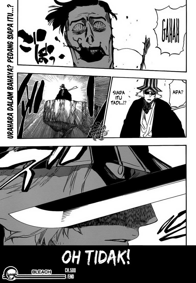 Bleach Chapter 500 - halaman 18