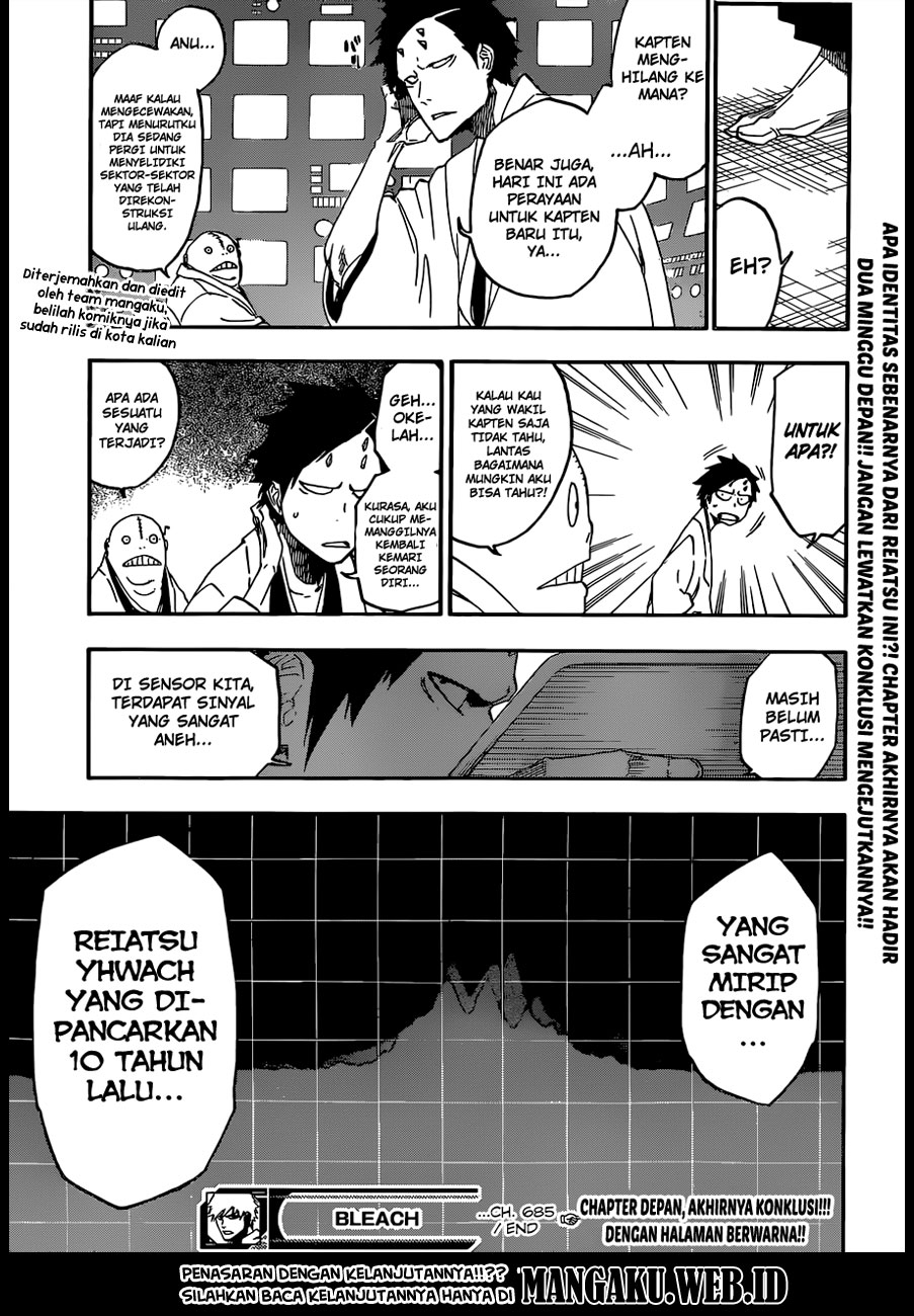 Bleach Chapter 685 - halaman 18