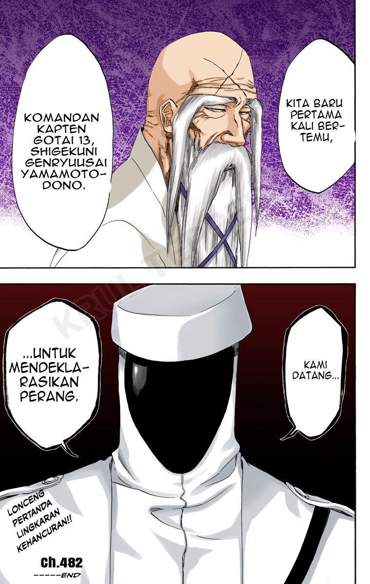 Bleach (Official Colored) Chapter 482 - halaman 17