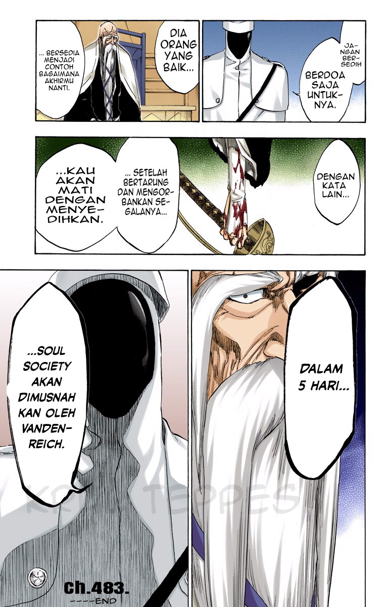 Bleach (Official Colored) Chapter 483 - halaman 18
