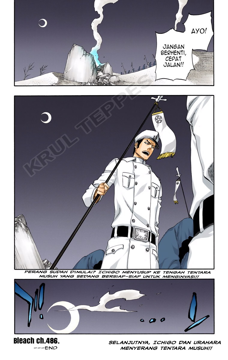 Bleach (Official Colored) Chapter 486 - halaman 17