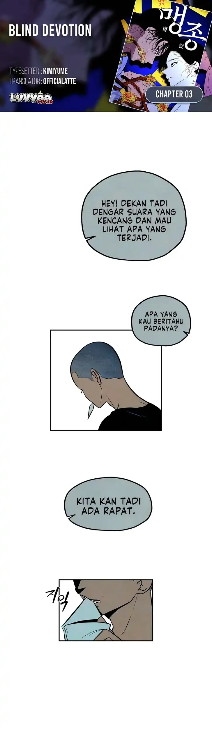 Blind Devotion Chapter 3 - halaman 1